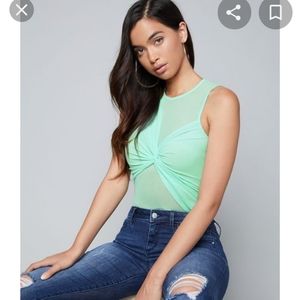 Bebe mesh bodysuit